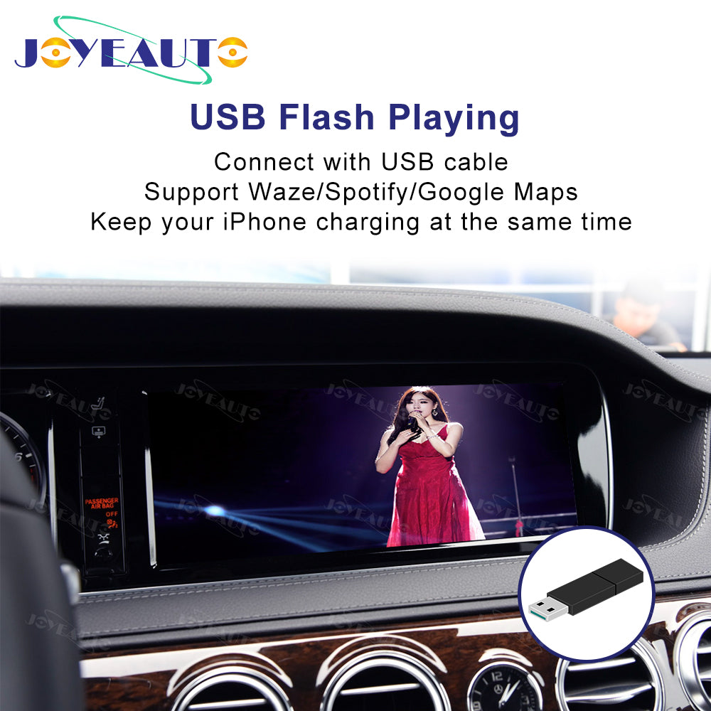 JoyeAuto Wireless Apple CarPlay Android auto Interface for Mercedes S class W222 2014-2017MY - detail 4