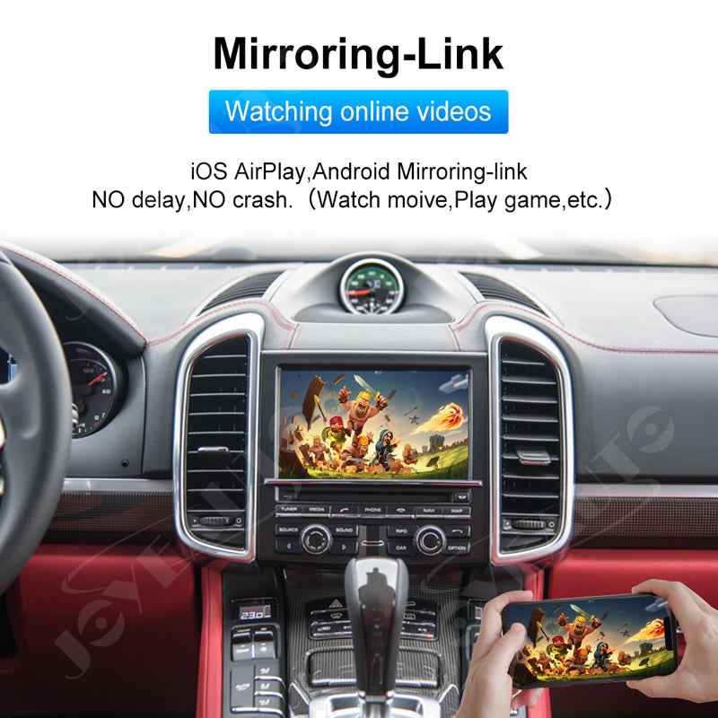 (WZPO-1) Joyeauto 2010-2016 Porsche Cayenne 911 991 Boxster Cayman Macan Panamera PCM3.1 Wireless Apple CarPlay Android Auto Interface - detail 8