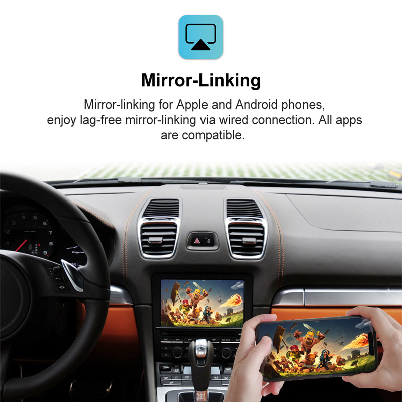 (WZPO-3) JoyeAuto Wireless Apple Carplay AirPlay Android Auto Interface for 2003-2009 Porsche CDR CRD31 - detail 5