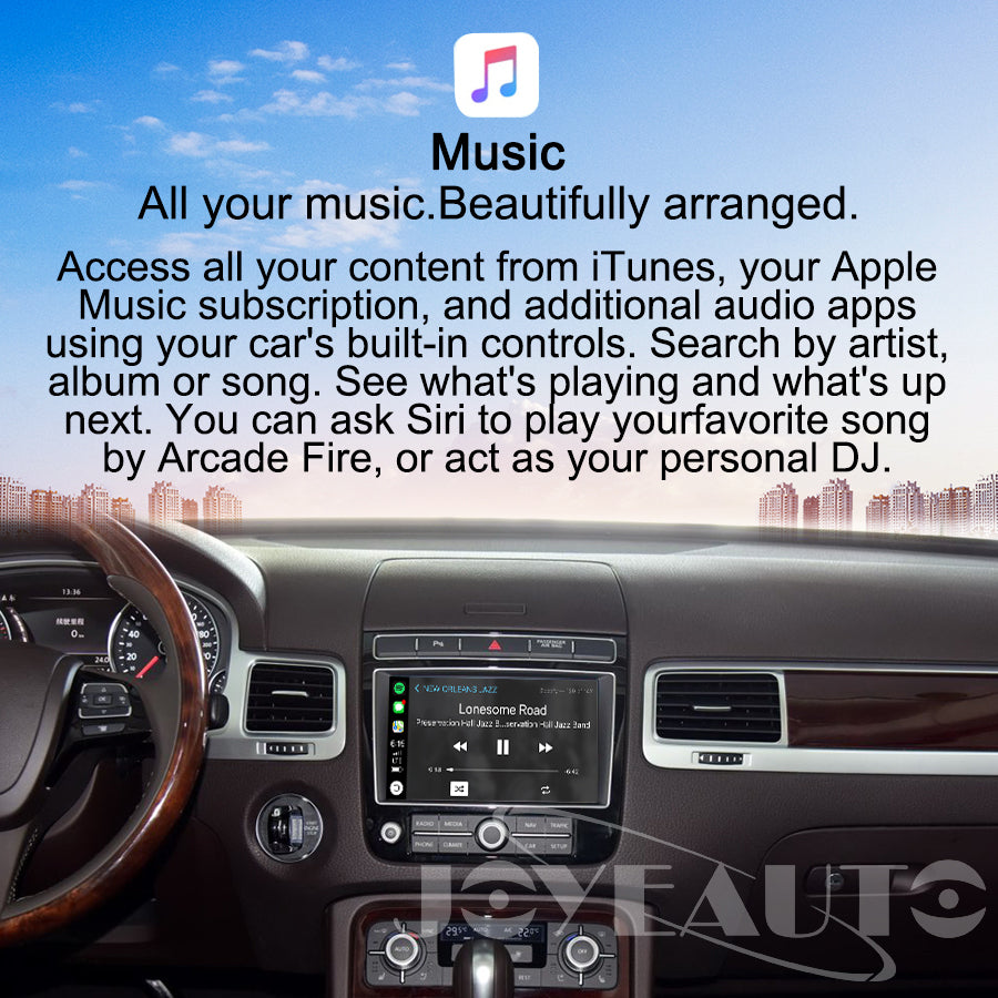 Volkswagen Touareg RCD850 RNS850 2010-2017 WiFi Wireless Apple CarPlay AirPlay Android Auto Retrofit - detail 4