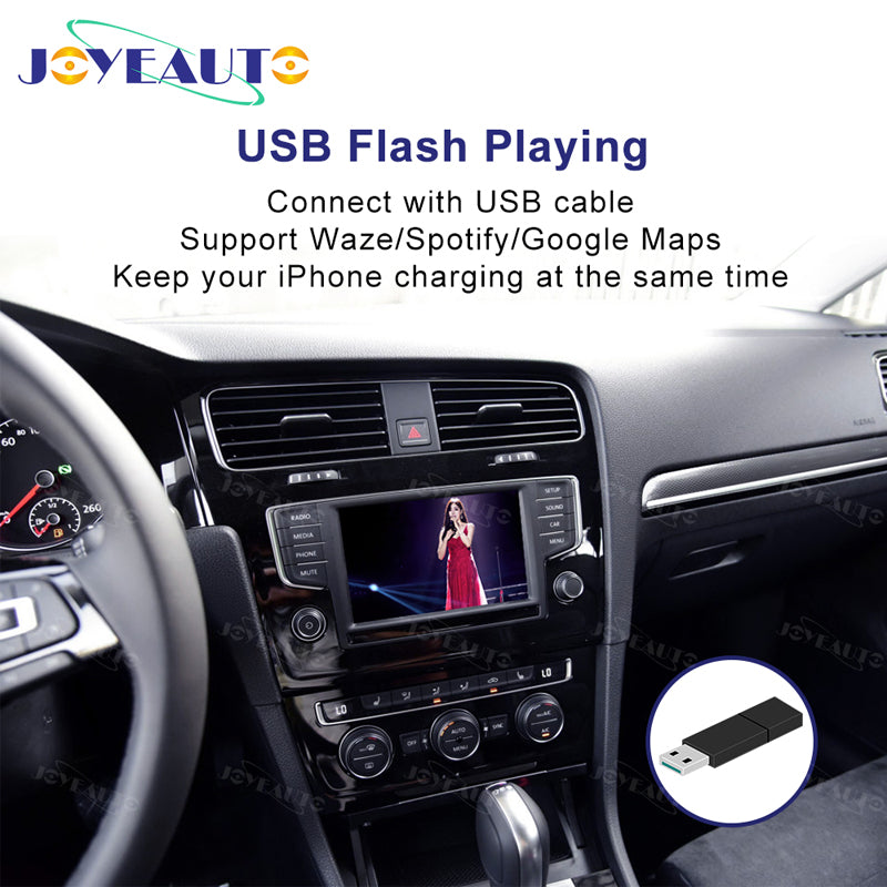 VW Golf Tiguan Teramont WiFi Wireless Apple CarPlay AirPlay Android Auto Retrofit - detail 4