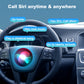Wireless smartphone screen mirroring on a Volvo factory infotainment display