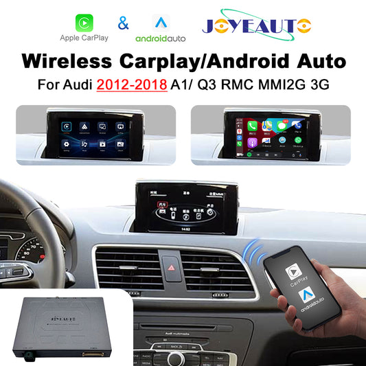 (WZAU-3) Joyeauto Audi A1 Q3 RMC MMI 2G 3G Wireless Apple CarPlay Android Auto iOS AirPlay Retrofit