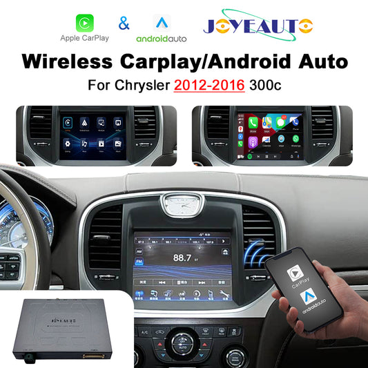 (WZCL-1) JoyeAuto Chrysler Wireless Apple Carplay AirPlay Android Auto Interface Upgrade for Chrysler 2012-2016 300C Mirror-link Plug and Play