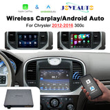 (WZCL-1) JoyeAuto Chrysler Wireless Apple Carplay AirPlay Android Auto Interface Upgrade for Chrysler 2012-2016 300C Mirror-link Plug and Play