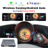 (WZFR-4)JoyeAuto Wireless Apple Carplay AirPlay Android Auto Mirror-Link Interface for Ferrari F8 F12 Plug and Play