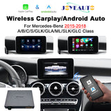 (WZME-1) Joyeauto Mercedes A B C E M S CLA GLK GLA ML SLK GLC CLS NTG5 2015-2018 WiFi Wireless Apple CarPlay Android Auto Interface
