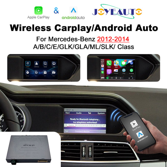 (WZME-2)Joyeauto Mercedes A B C E G GL ML CLS GLA GLK 2012-2014 NTG4.5/4.7 WiFi Wireless Apple CarPlay Android Auto Interface