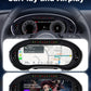 Joyeauto 12.3-inch Linux digital instrument cluster for Audi A3 (2014-2022) with wireless CarPlay and AirPlay support, featuring navigation, media streaming, screen mirroring, virtual cockpit display, and enhanced in-car connectivity.