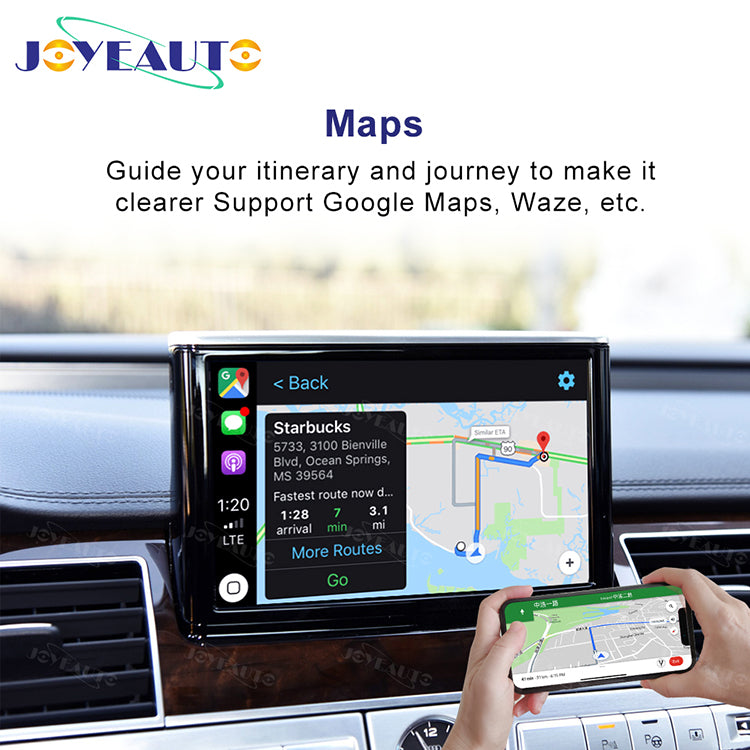 (WZAU-4) Joyeauto Audi A6 A7 MIB2 RMC A8 c7 MMI 3G Wireless Apple CarPlay Android Auto iOS AirPlay Retrofit - detail 2