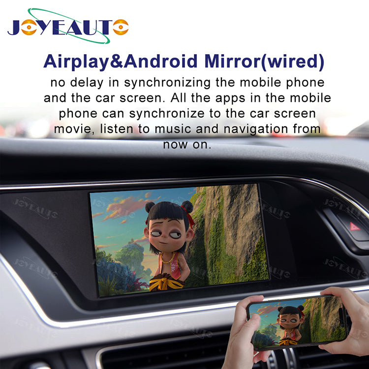 (WZAU-5) Joyeauto Audi A4 A5 Q5 MMI 3G 3G+ basic A6 Q7 c6 WIFI Wireless Apple CarPlay Android Auto iOS Airplay Retrofit - detail 8