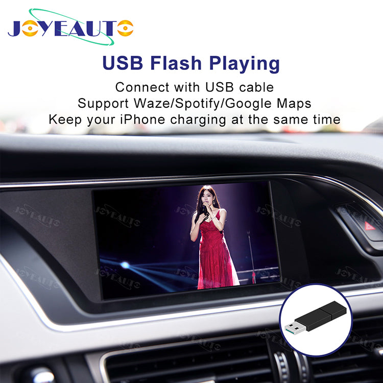 (WZAU-5) Joyeauto Audi A4 A5 Q5 MMI 3G 3G+ basic A6 Q7 c6 WIFI Wireless Apple CarPlay Android Auto iOS Airplay Retrofit - detail 10