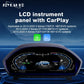 Joyeauto 12.3-inch Linux LCD digital instrument cluster for BMW 3 Series F30 F31 F34 and 4 Series F32 F33 F36, featuring wireless CarPlay, phone mirroring, virtual cockpit display, and modern digital dashboard upgrade.