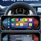 Joyeauto 10-inch Linux LCD Digital Instrument Cluster for BMW X1 E84 (2006-2013) showcasing Wireless CarPlay and Autolink functionality, featuring Apple CarPlay apps, navigation, music streaming, phone mirroring and multimedia playback on a modern Linux virtual cockpit retrofit display