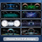 Joyeauto Wireless CarPlay LCD Instrument Cluster for Mercedes-Benz W205 C-Class and GLC X253 featuring 8 customizable UI themes, digital dashboard upgrade and virtual cockpit display