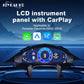 Joyeauto 12.3-inch Linux LCD Digital Instrument Cluster for Porsche Panamera 970 (2010-2016) featuring Wireless CarPlay, Android Auto, customizable virtual cockpit interface and real-time vehicle information display.