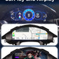 Joyeauto 12.3-inch Linux LCD Digital Instrument Cluster for Porsche Panamera 970 (2010-2016) supporting Wireless CarPlay and AirPlay, featuring Apple Maps navigation, multimedia streaming, Android Auto integration and a Linux virtual cockpit display.