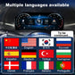 Joyeauto 12.3-inch Linux LCD digital instrument cluster for Mercedes-Benz E-Class W212 with multi-language support and wireless CarPlay