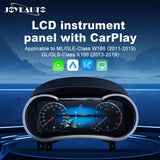 Joyeauto 10.25-inch Linux LCD digital instrument cluster for Mercedes-Benz ML GLE W166 and GL GLS X166 with wireless CarPlay and Android Auto