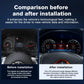 Joyeauto 12.3-inch Linux LCD digital instrument cluster for Mercedes-Benz Vito showing before and after virtual cockpit retrofit comparison