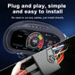 Easy installation wireless CarPlay digital dashboard retrofit for Volkswagen Polo and Amarok with direct plug-and-play wiring harness